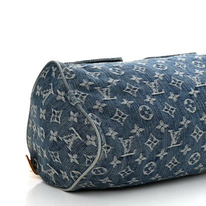 Louis Vuitton Monogram Denim Neo Speedy Blue 8 of 13