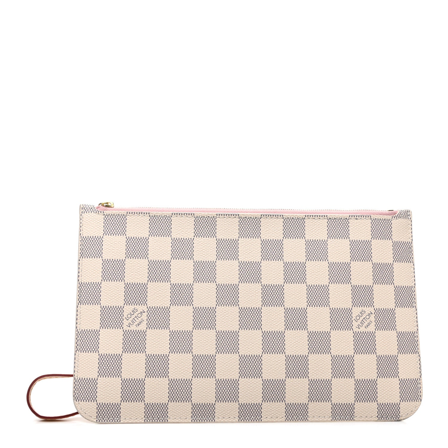 Louis Vuitton Damier Azur Neverfull MM GM Pochette Rose Ballerine 1 of 9