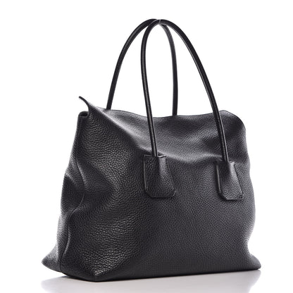Burberry London Grainy Calfskin Medium Baynard Tote Black 3 of 9