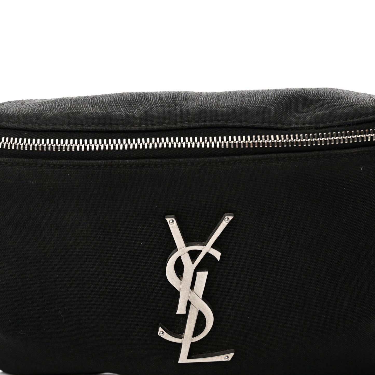 Canvas Monogram Belt Bag Black