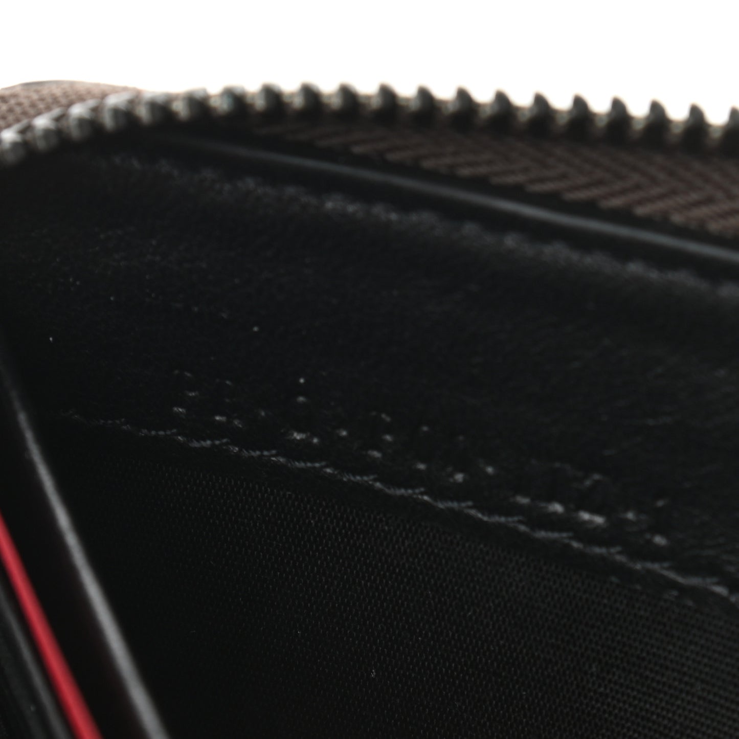 Metallic Patent Rockstud Spike Continental Zip Around Wallet Rutenio