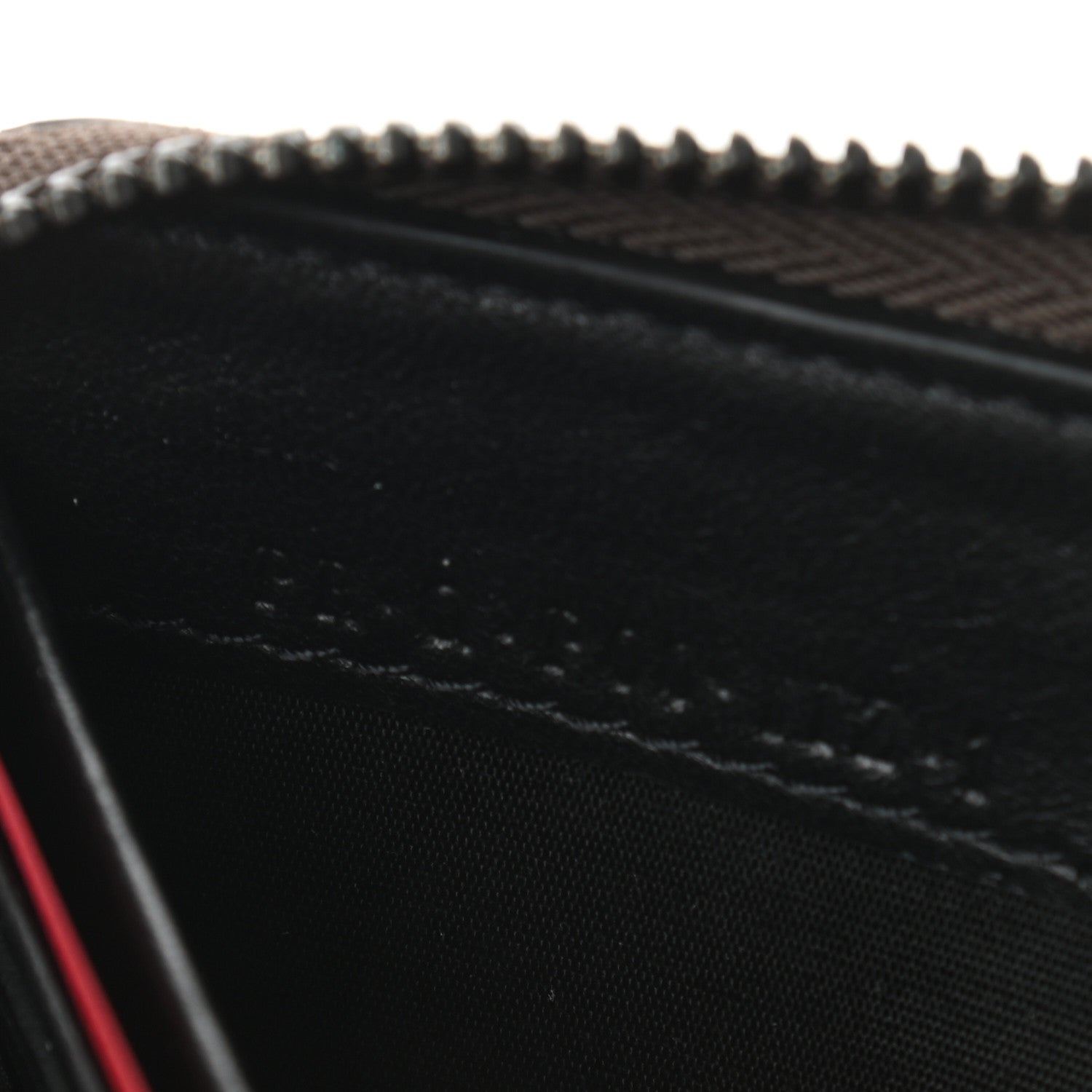 Valentino Garavani Metallic Patent Rockstud Spike Continental Zip Around Wallet Rutenio 8 of 8