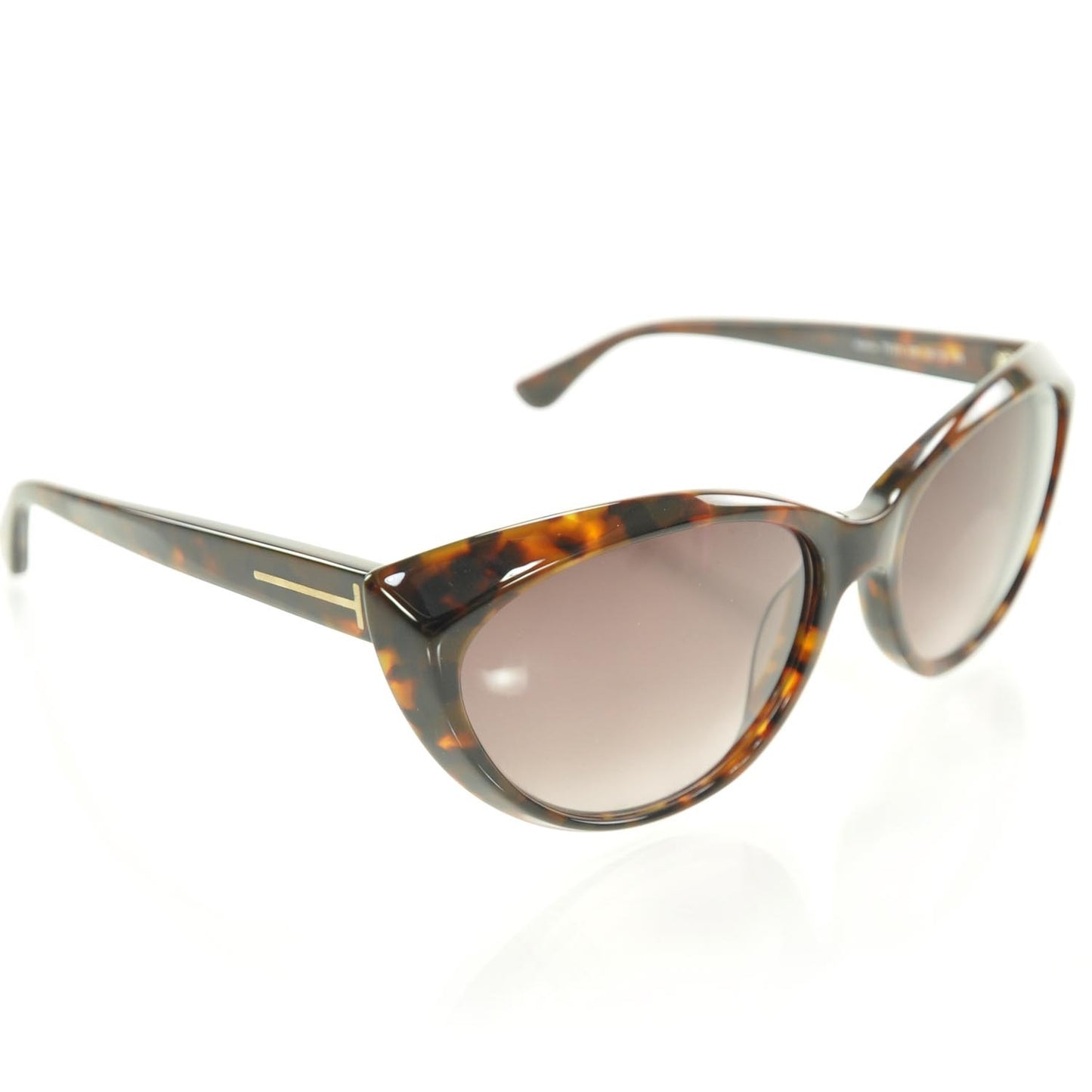 Martina Cat Eye Sunglasses Havana Brown