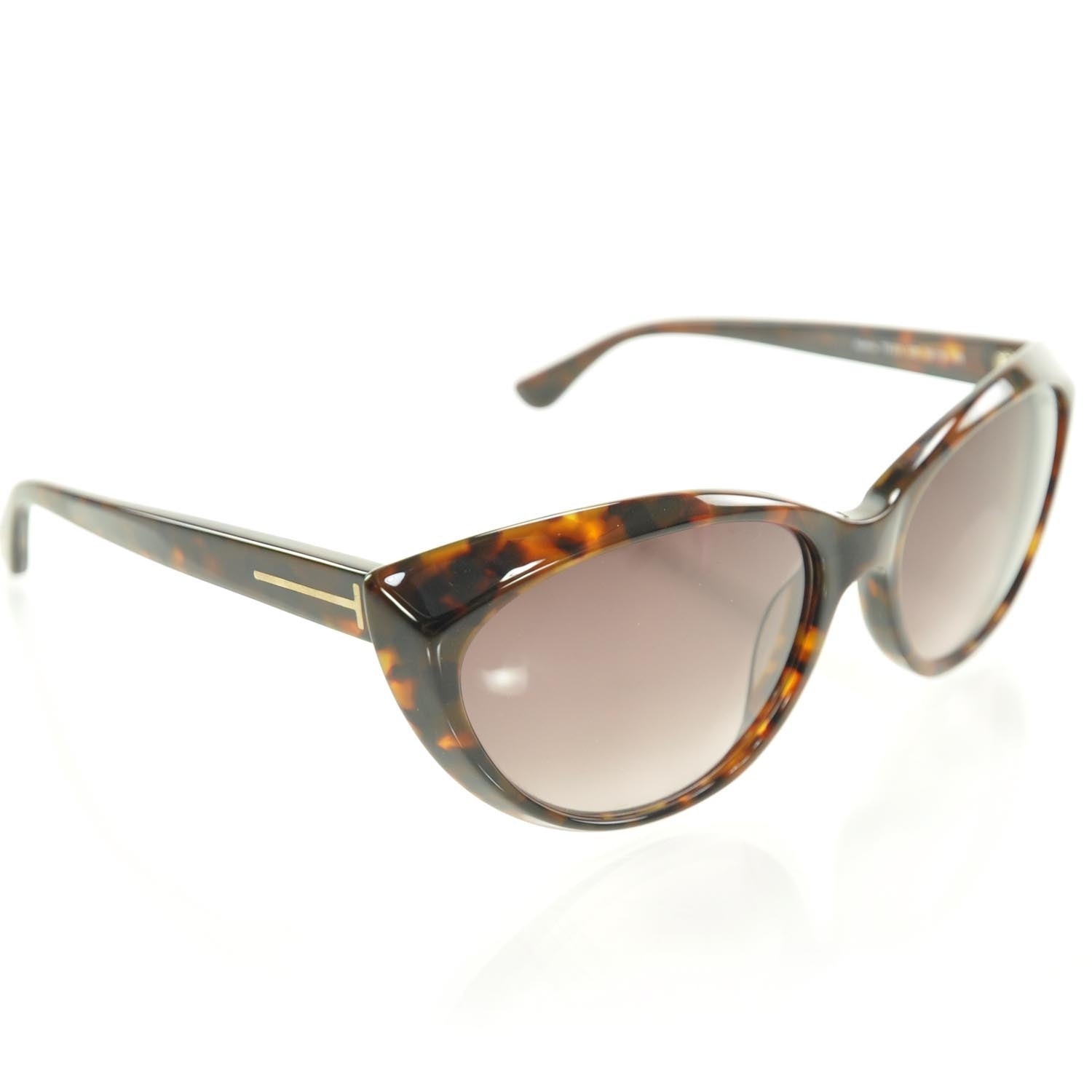 Tom Ford Martina Cat Eye Sunglasses Havana Brown 1 of 9