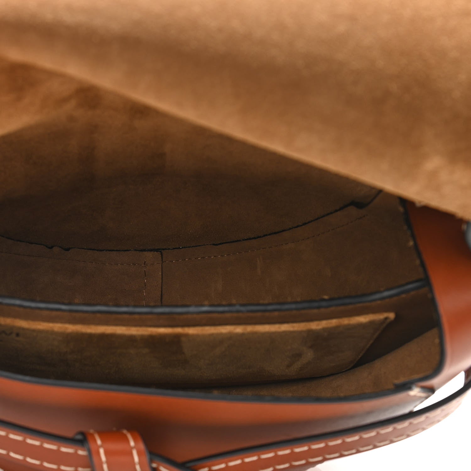 Loewe Calfskin Small Gate Crossbody Bag Rust 5 of 9