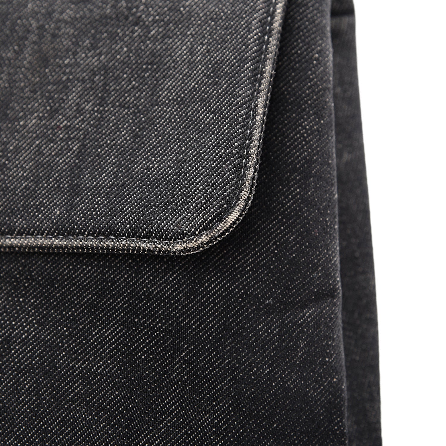 Chanel Denim Jumbo Kelly Flap Black 18 of 20
