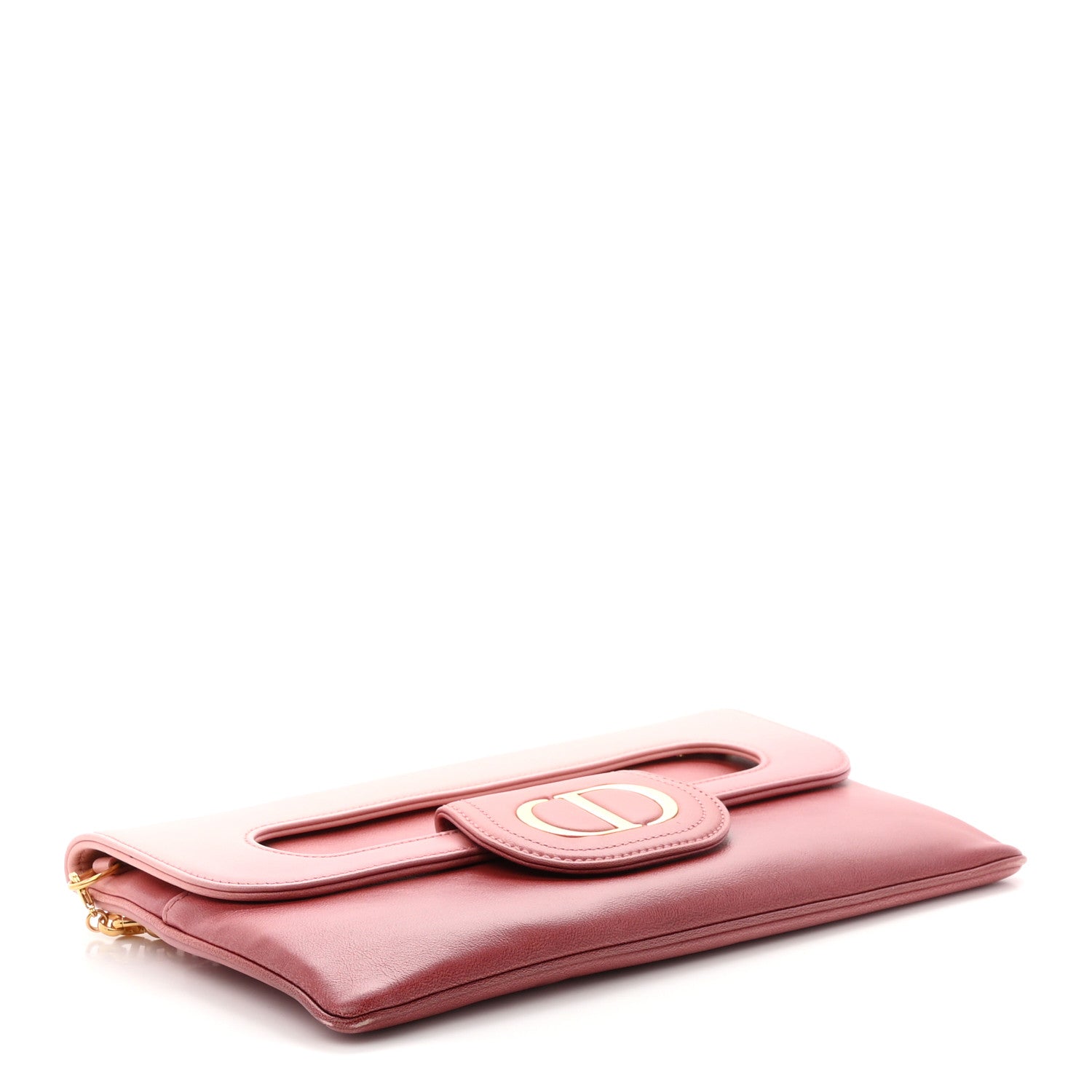 Christian Dior Smooth Calfskin Medium Diordouble Chain Bag Rose Multicolor 4 of 11