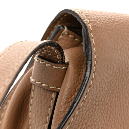 Chloe Calfskin Mini Marcie Round Crossbody Bag Nut 14 of 15