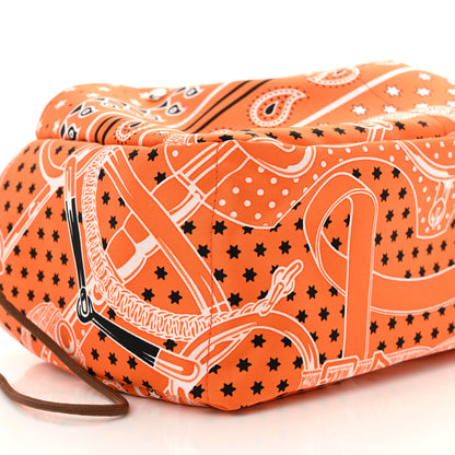 Hermes Barenia Silk Eperons d'Or Fourbi 25 MM Pouch Orange Fauve 9 of 11