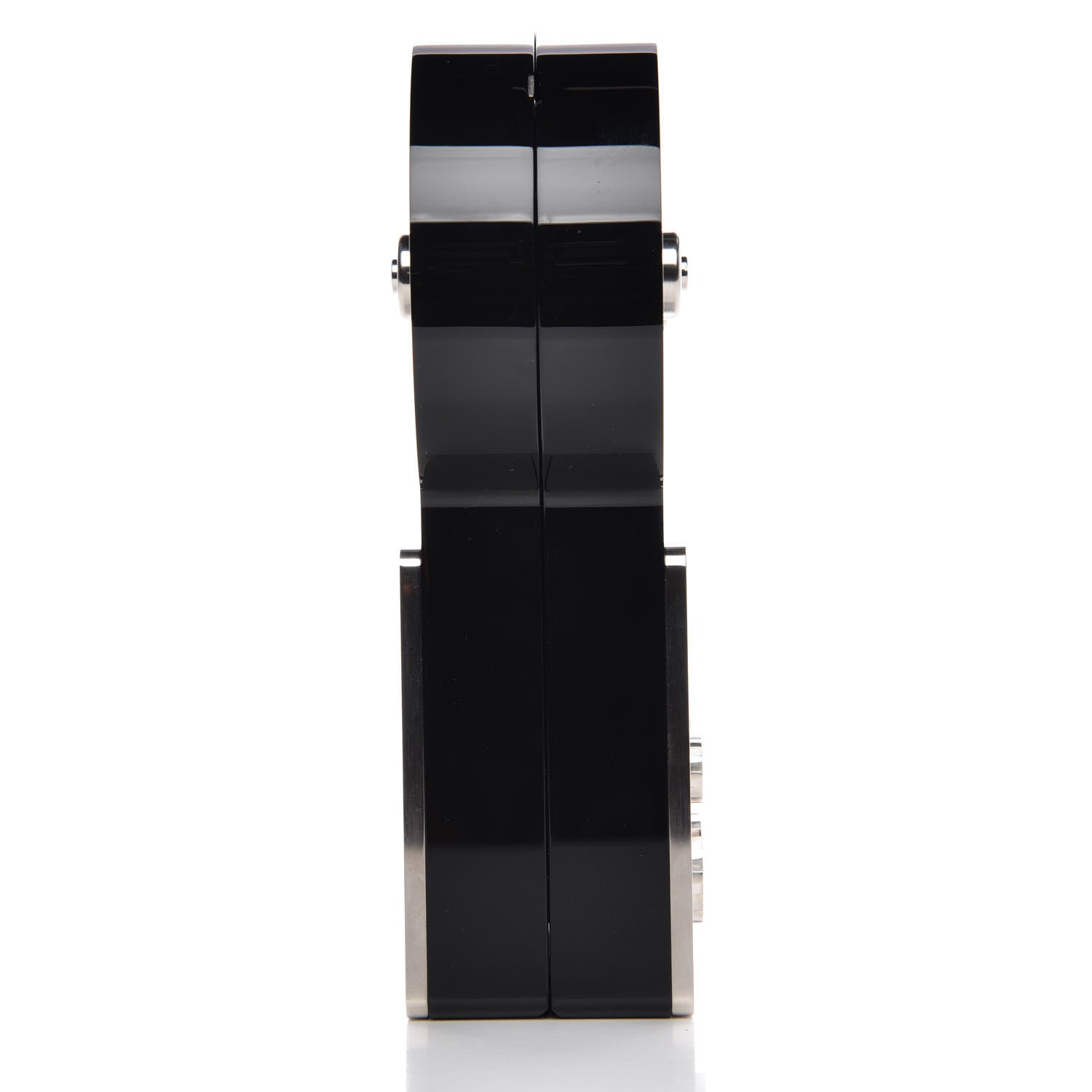 Chanel Plexiglass Crystal Buonasera Film Projector Minaudiere Clutch Black 10 of 14