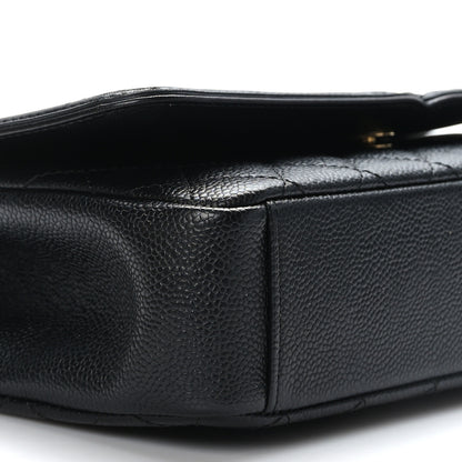 Chanel Caviar Quilted Medium CC Filigree Flap Black 8 of 10