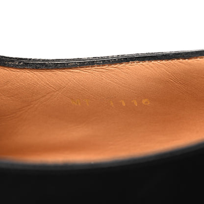 Louis Vuitton Calfskin Mens Monkstrap Loafers 9.5 Black 6 of 10