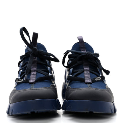 Christian Dior Neoprene Rubber Womens D-Connect Sneakers 35 Indigo Blue 2 of 13