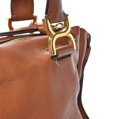 Chloe Calfskin Medium Marcie Satchel Tan 9 of 19