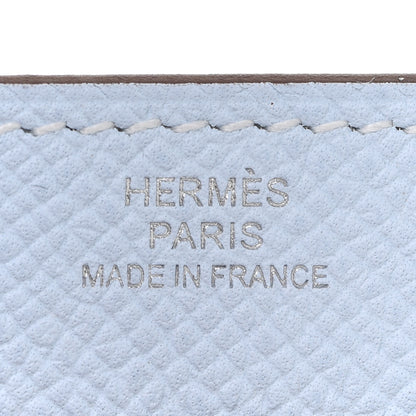Hermes Epsom Kelly Longue Wallet Bleu Brume 6 of 8