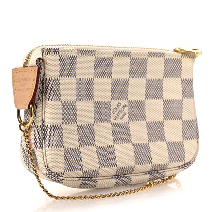 Louis Vuitton Damier Azur Mini Pochette Accessories 2 of 10