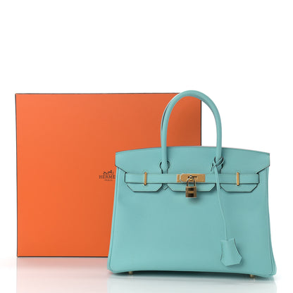 Hermes Epsom Birkin 30 Bleu Atoll 18 of 18