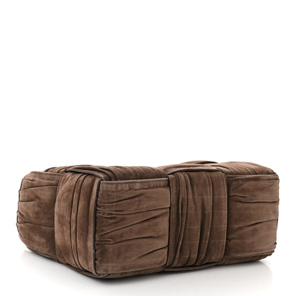 Bottega Veneta Suede Foulard Intrecciato Small Arco Tote Brownie 5 of 10