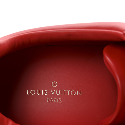 Louis Vuitton Calfskin Luxembourg Sneakers 10 Red 8 of 10