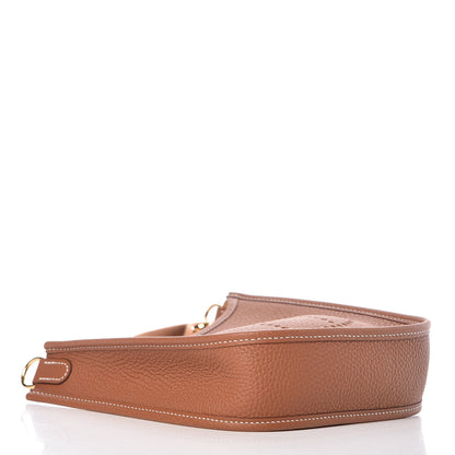 Hermes Taurillon Clemence Evelyne TPM Gold 4 of 11