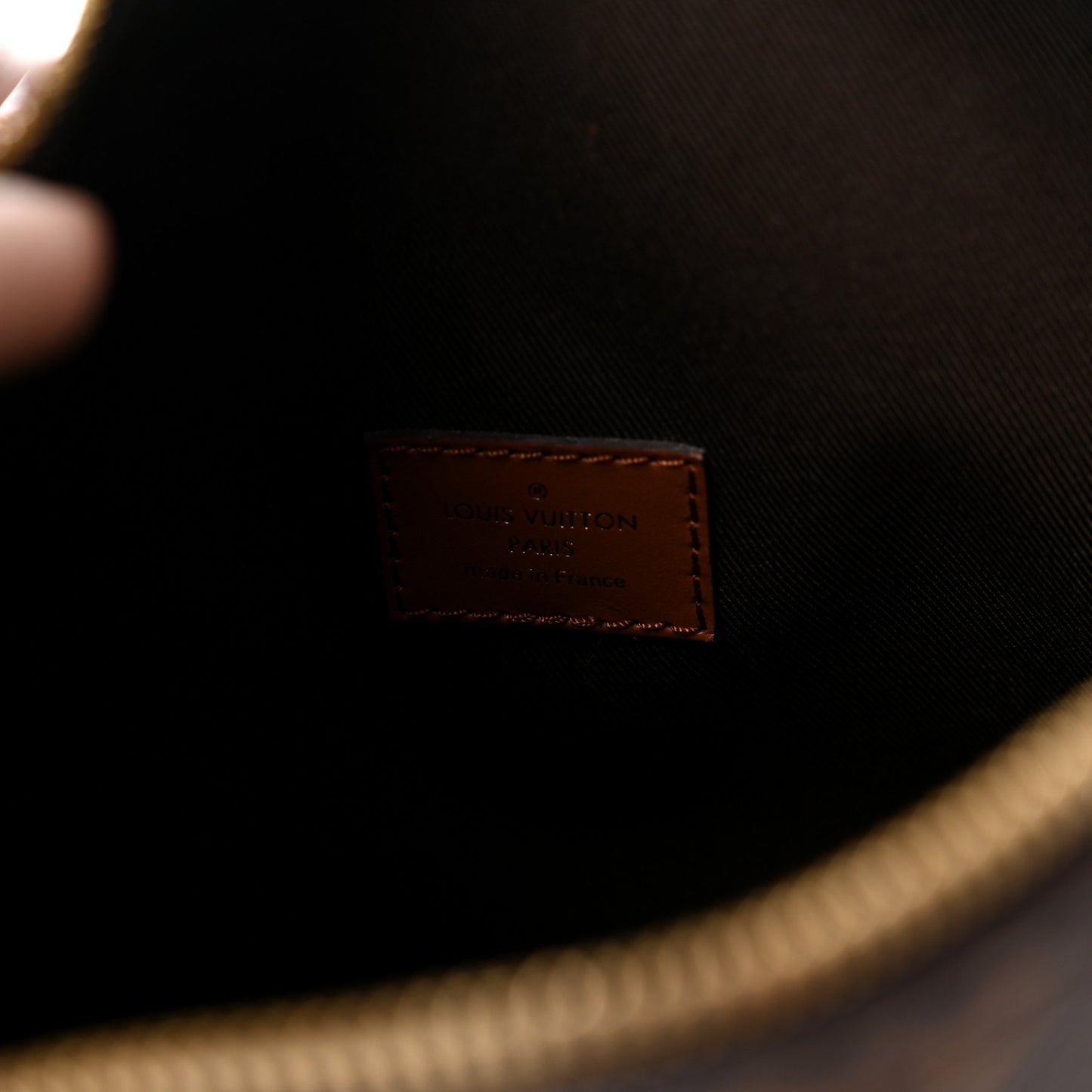 Reverse Monogram Loop Hobo