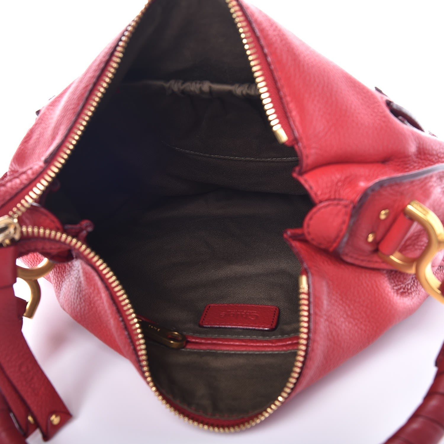 Chloe Calfskin Medium Marcie Hobo Red 5 of 6