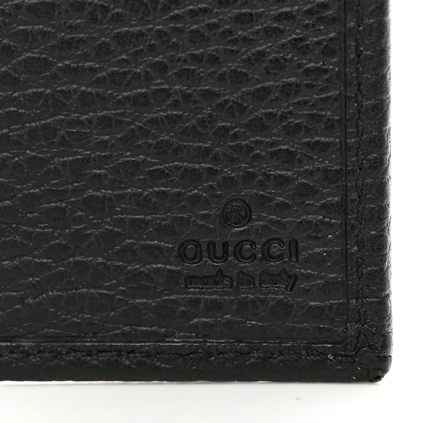 Calfskin GG Marmont Passport Case Black