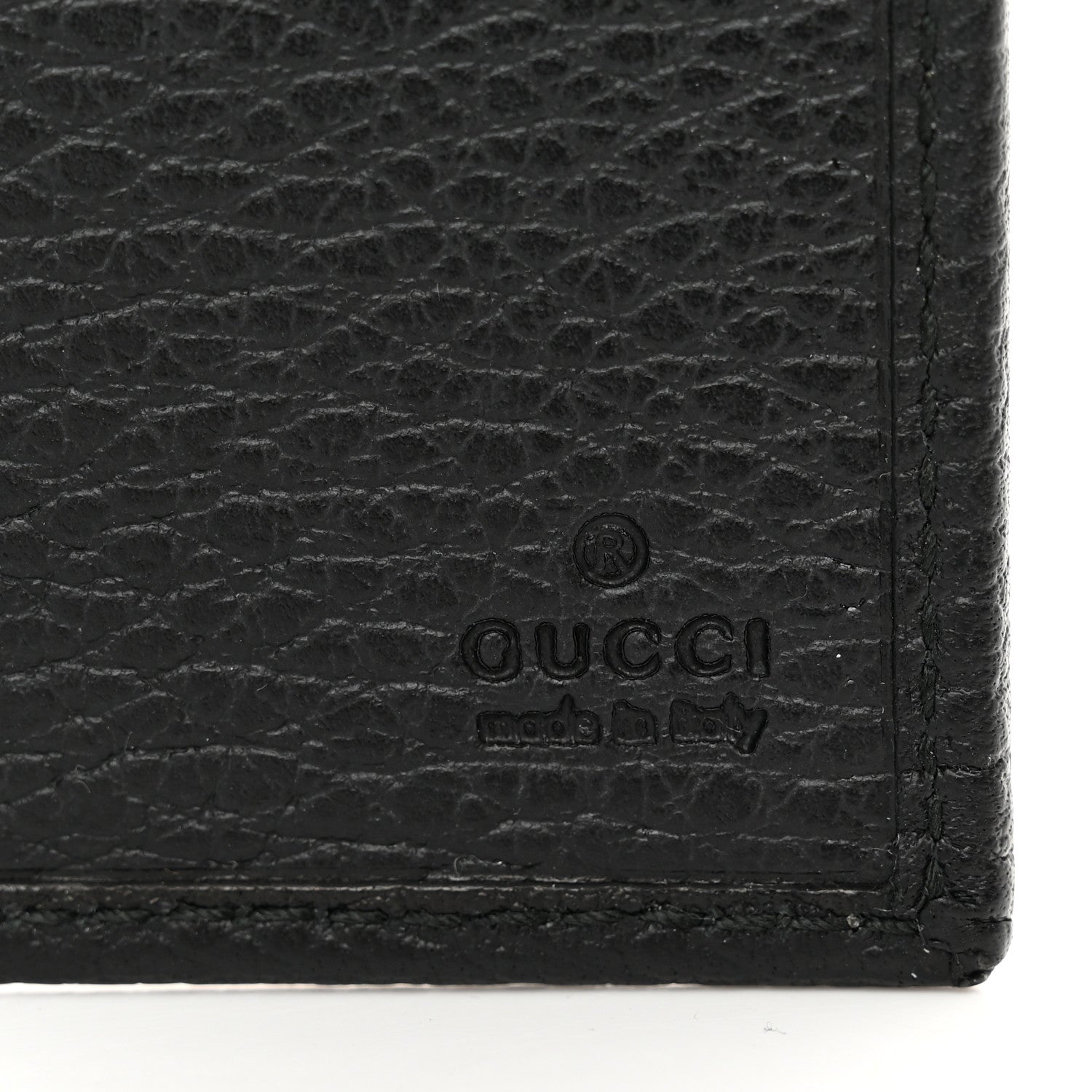 Gucci Calfskin GG Marmont Passport Case Black 6 of 7