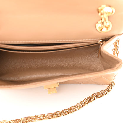 Chanel Aged Calfskin Quilted 2.55 Reissue Mini Flap Beige 5 of 9