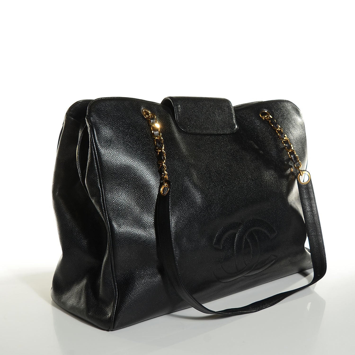 Chanel Caviar XL Weekender Bag Black 3 of 9