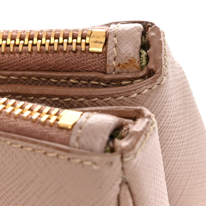 Prada Saffiano Lux Large Galleria Double Zip Tote Cammeo 13 of 14