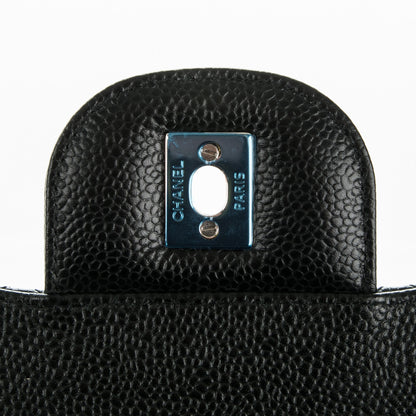 Chanel Caviar Quilted Jumbo Double Flap Black 6 of 8