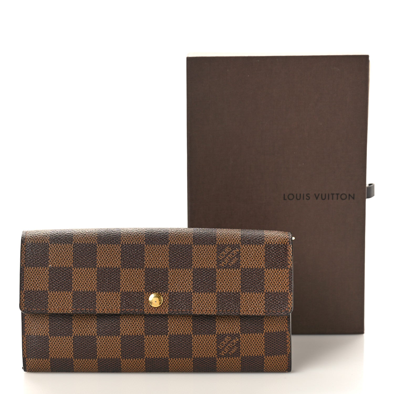Louis Vuitton Damier Ebene Sarah Wallet 12 of 12