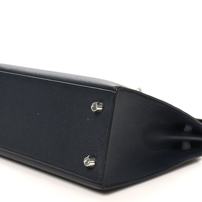 Hermes Epsom Kelly Sellier 25 Bleu Nuit 10 of 10
