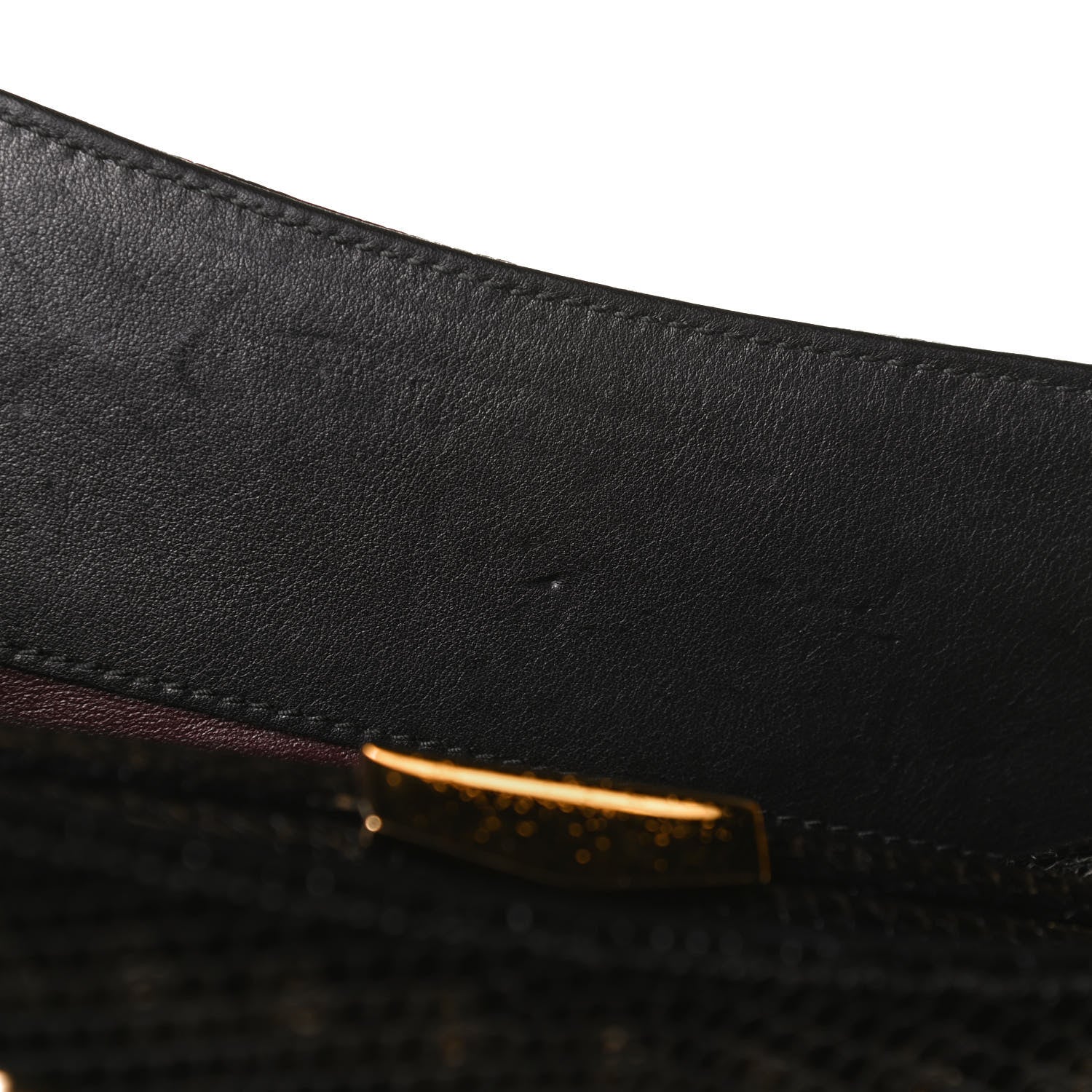 Gucci Lizard Zumi Chain Shoulder Bag Black 13 of 13