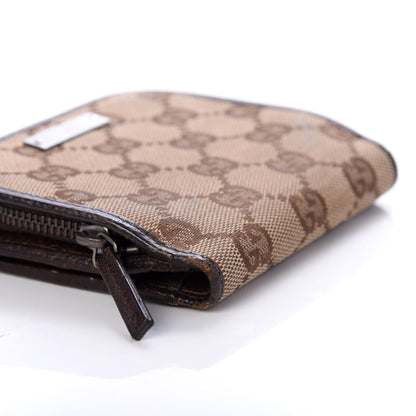 Gucci Monogram Zip Around French Flap Wallet Brown 9 of 9