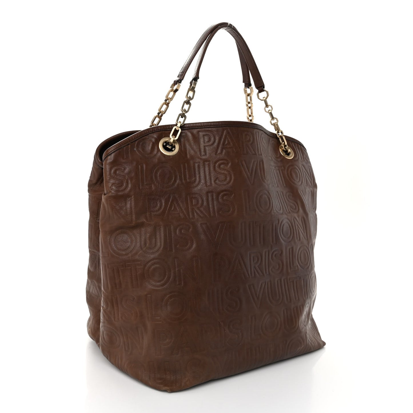 Monogram Paris Souple Whisper GM Chocolate