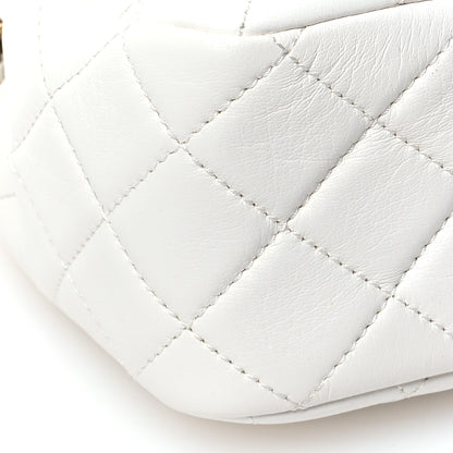 Chanel Lambskin Quilted Mini Pearl Crush Flap White 9 of 11