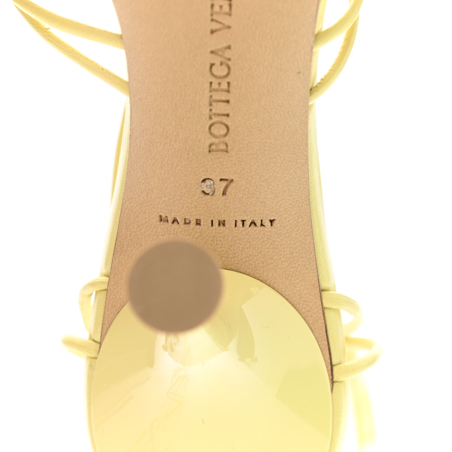 Nappa Dot Ankle Tie Sandals 37 Moon Beam