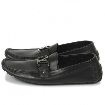 Louis Vuitton Leather Monte Carlo Loafers 10 Black 2 of 10