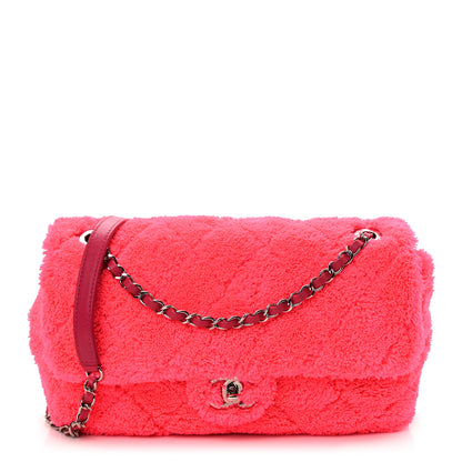 Chanel Lambskin Calfskin Mixed Fibers Quilted Medium Flap Pink 1 of 10