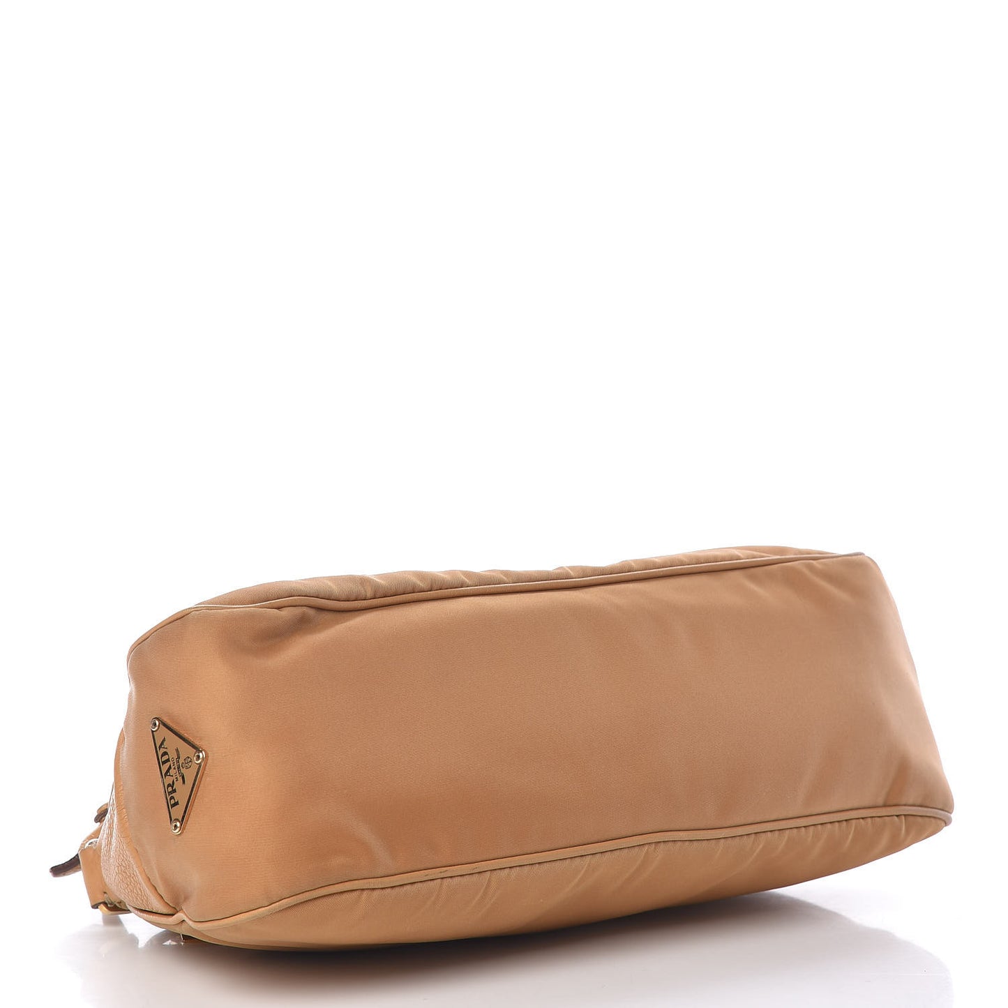 Nylon Vitello Daino Pochette Sabbia