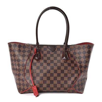 Louis Vuitton Damier Ebene Caissa Tote MM Cherry 2 of 10