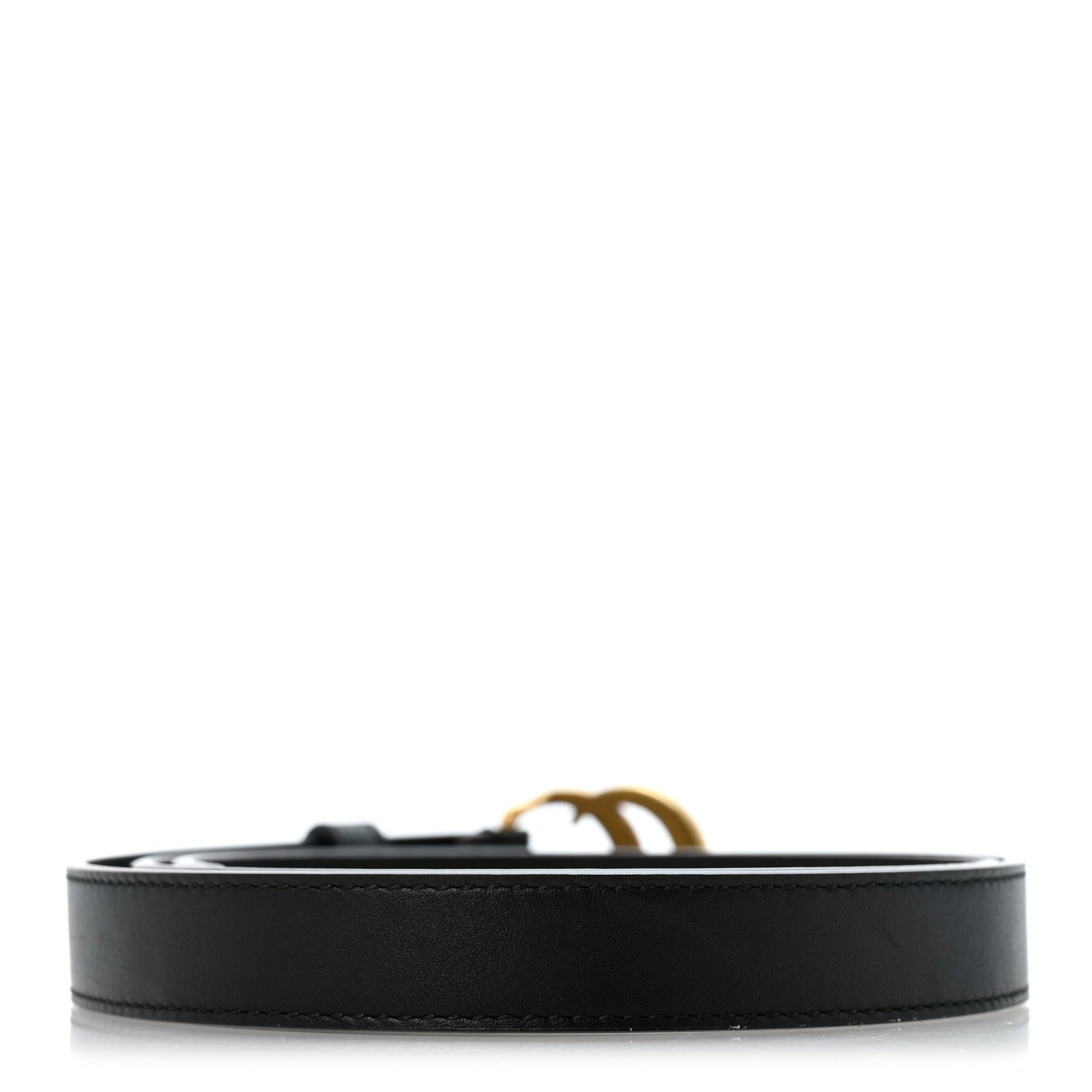 Gucci Calfskin Double G 20mm Belt 90 36 Black 2 of 6