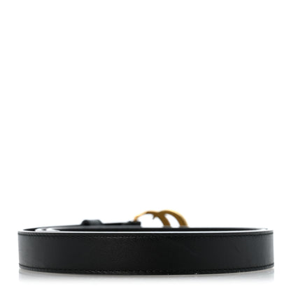 Gucci Calfskin Double G 20mm Belt 90 36 Black 2 of 6