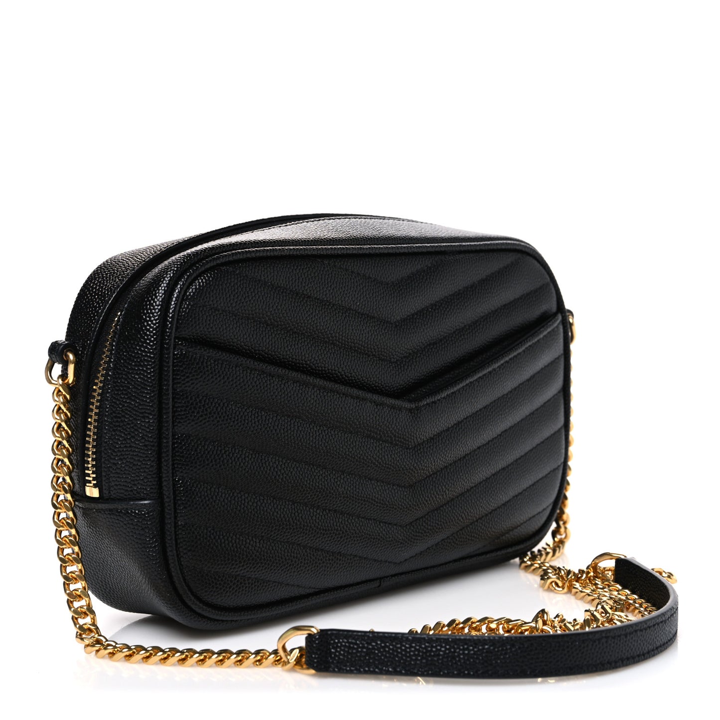 Grain De Poudre Matelasse Monogram Mini Lou Camera Bag Black Black
