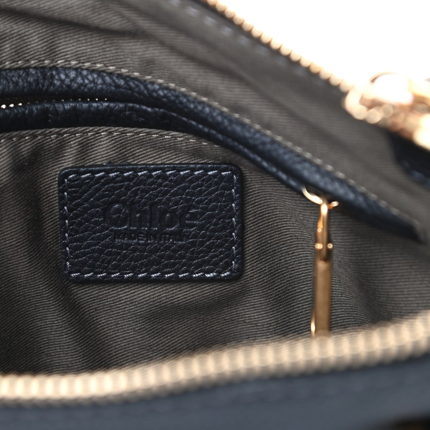 Calfskin Small Marcie Satchel Black