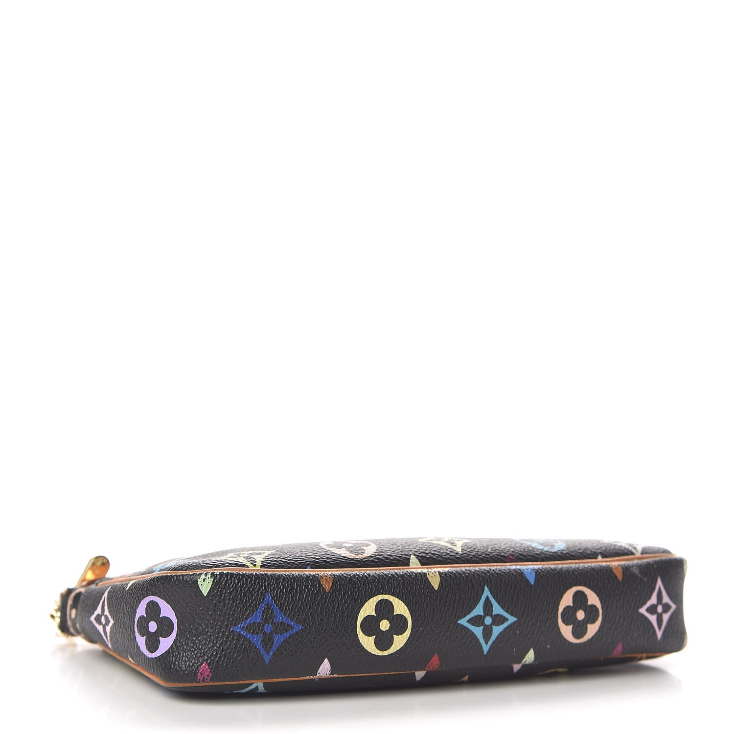 Louis Vuitton Monogram Multicolor Pochette Accessories Black 4 of 13
