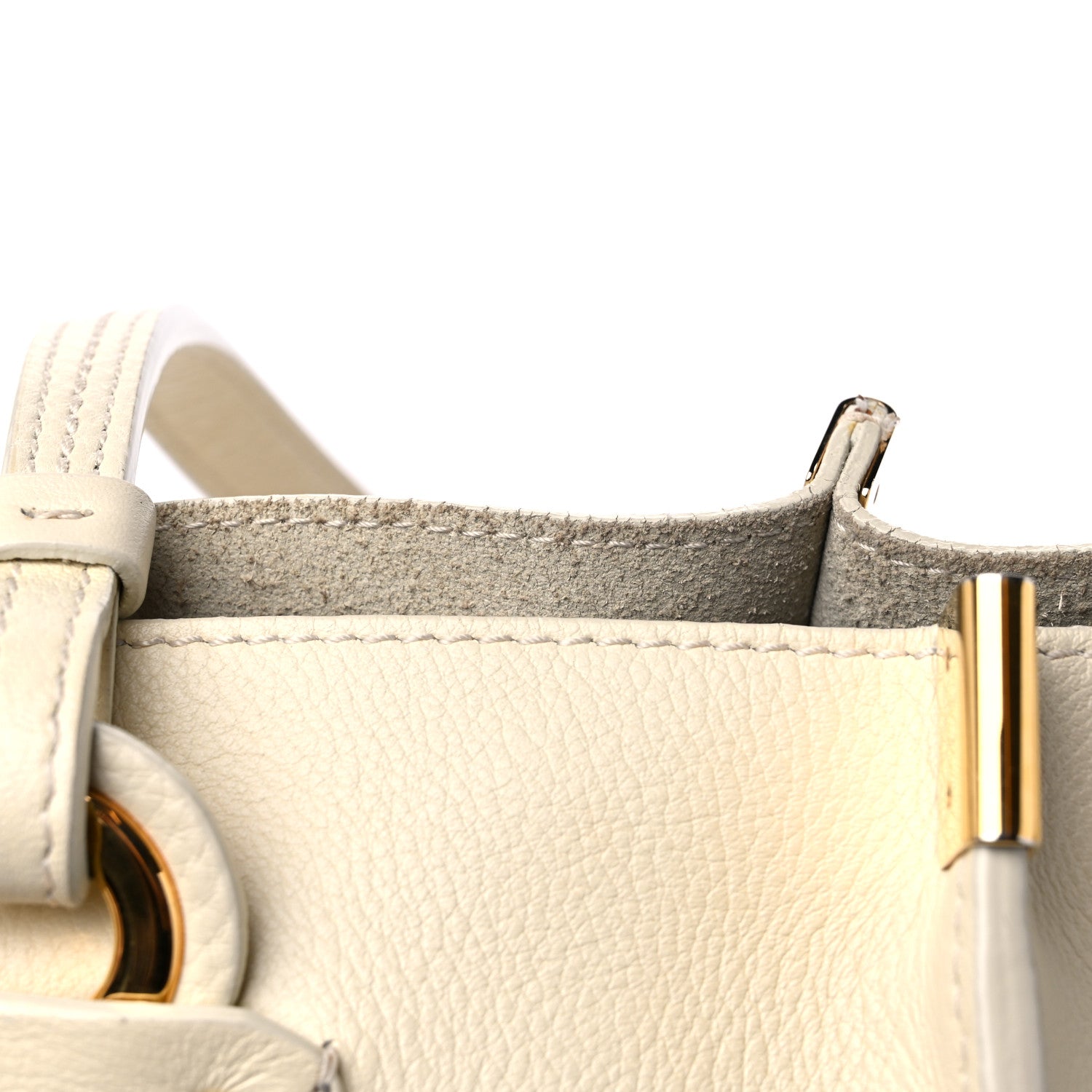 Chloe Smooth Calfskin Medium Vick Tote Off White 14 of 16