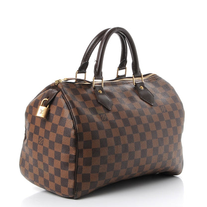 Louis Vuitton Damier Ebene Speedy 30 3 of 12